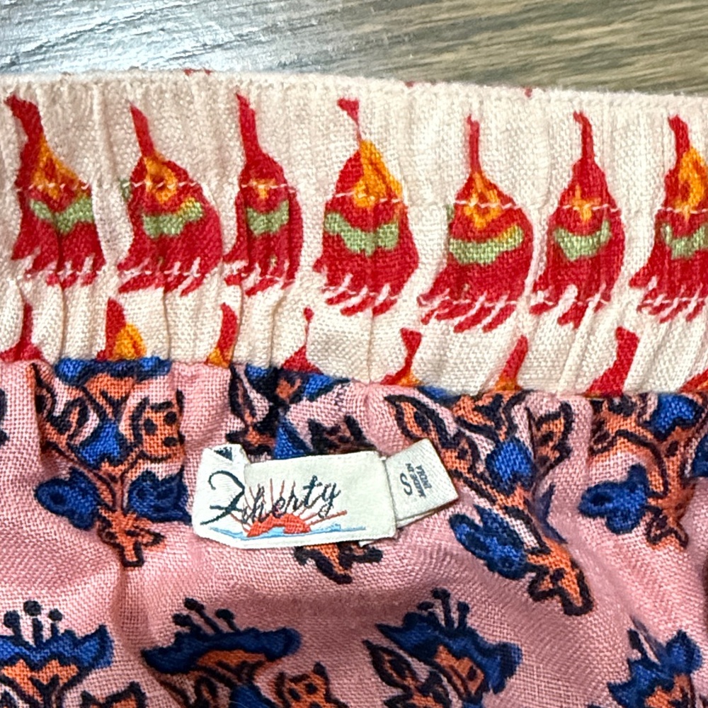 Faherty Pink and Red Maxi Dress - Picture 3 of 4